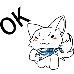 [LINEスタンプ] White world