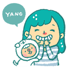 [LINEスタンプ] sheep sheep yang yang's special