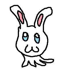 [LINEスタンプ] イカうさぎ