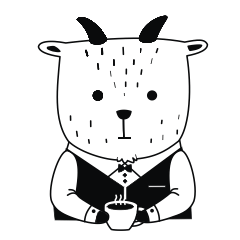 [LINEスタンプ] Mr. Fat goat daily