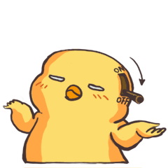 [LINEスタンプ] Saya. Stupid Duck