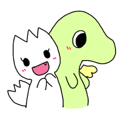 [LINEスタンプ] 怪獣と妖精 日常会話