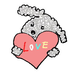 [LINEスタンプ] ふわもこトイプーの毎日
