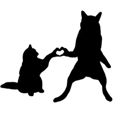 [LINEスタンプ] Shadow dogs ＆ cats v.1