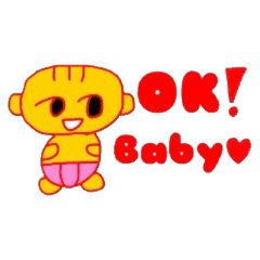 [LINEスタンプ] OK！Baby♡