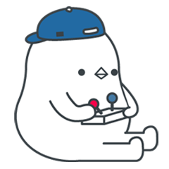 [LINEスタンプ] walking bird