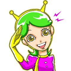 [LINEスタンプ] アンドロイ子の冒険。