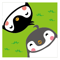 [LINEスタンプ] Cute penguin family