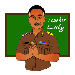 [LINEスタンプ] Teacher Laly