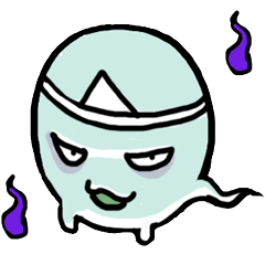 [LINEスタンプ] ブルーゴースト