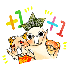 [LINEスタンプ] KARAKUT Little partners' debut