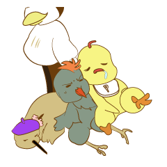 [LINEスタンプ] ゆっくりひよこ。