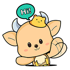 [LINEスタンプ] Cow Bear