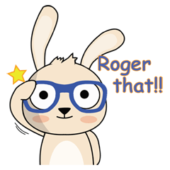 [LINEスタンプ] Spexy Bunny