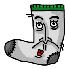 [LINEスタンプ] くつした君の日常