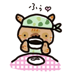 [LINEスタンプ] サビ猫あんず