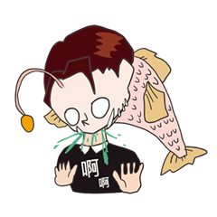 [LINEスタンプ] Mr.Anglerfish