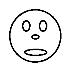 [LINEスタンプ] 図形だけで作った顔スタンプ