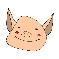 [LINEスタンプ] 喜怒哀楽ぶた