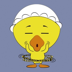 [LINEスタンプ] Little duck ching rev.2.0