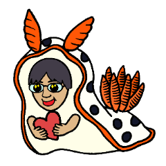 [LINEスタンプ] ウミウシくん