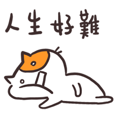 [LINEスタンプ] Shocked Cat