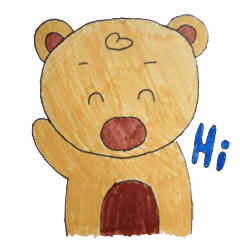 [LINEスタンプ] Bucky the Bear