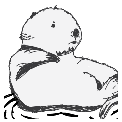 [LINEスタンプ] The bad sea otter