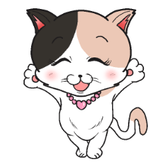 [LINEスタンプ] みけねこ のこぴん