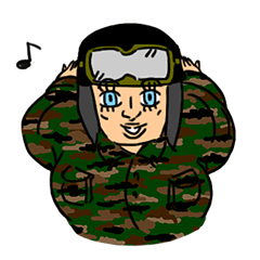 [LINEスタンプ] 服着すぎのフィギュア