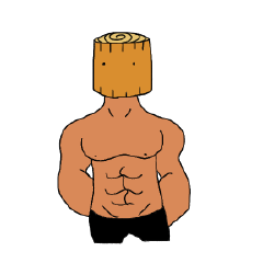 [LINEスタンプ] Wood Boyfriend