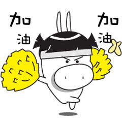 [LINEスタンプ] little pig-PangPang and little butterfly