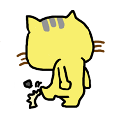 [LINEスタンプ] Small yellow cat part two