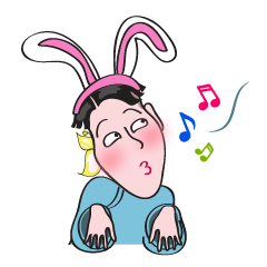 [LINEスタンプ] Relaxing Fashion Boy