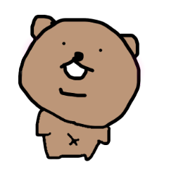 [LINEスタンプ] かおさだくま