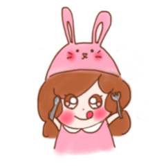 [LINEスタンプ] ゆるふわうさちゃん日常会話スタンプ