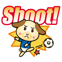 [LINEスタンプ] わんこさんのサッカー