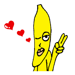 [LINEスタンプ] バナナの妖精バナナマン5の画像（メイン）