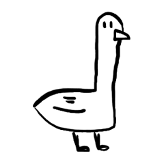 [LINEスタンプ] <<An Innocent Goose>>の画像（メイン）