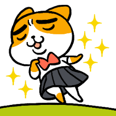 [LINEスタンプ] Cori's high school love story
