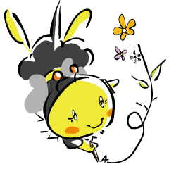 [LINEスタンプ] 律儀なハチ。はっちゃんのスタンプ