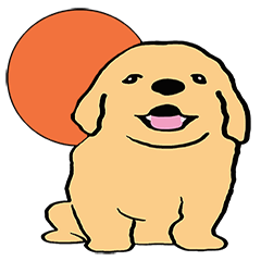 [LINEスタンプ] Puppy dog 0329