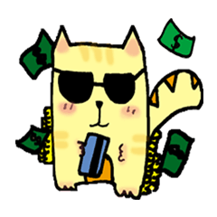 [LINEスタンプ] cat catty paradise