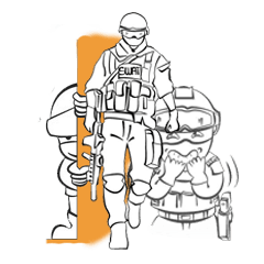 [LINEスタンプ] HelloSWAT