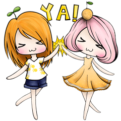 [LINEスタンプ] Four persons, One group