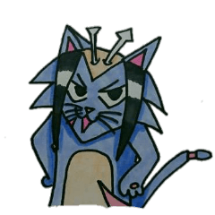[LINEスタンプ] オチねこ