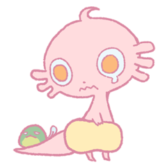 [LINEスタンプ] ふきげんなうーぱーるーぱー