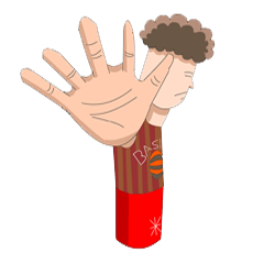 [LINEスタンプ] Frizzy Break kele