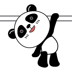 [LINEスタンプ] Panda Dance Danceの画像（メイン）