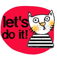 [LINEスタンプ] Meawmeaw, Austin in March (ENG)の画像（メイン）